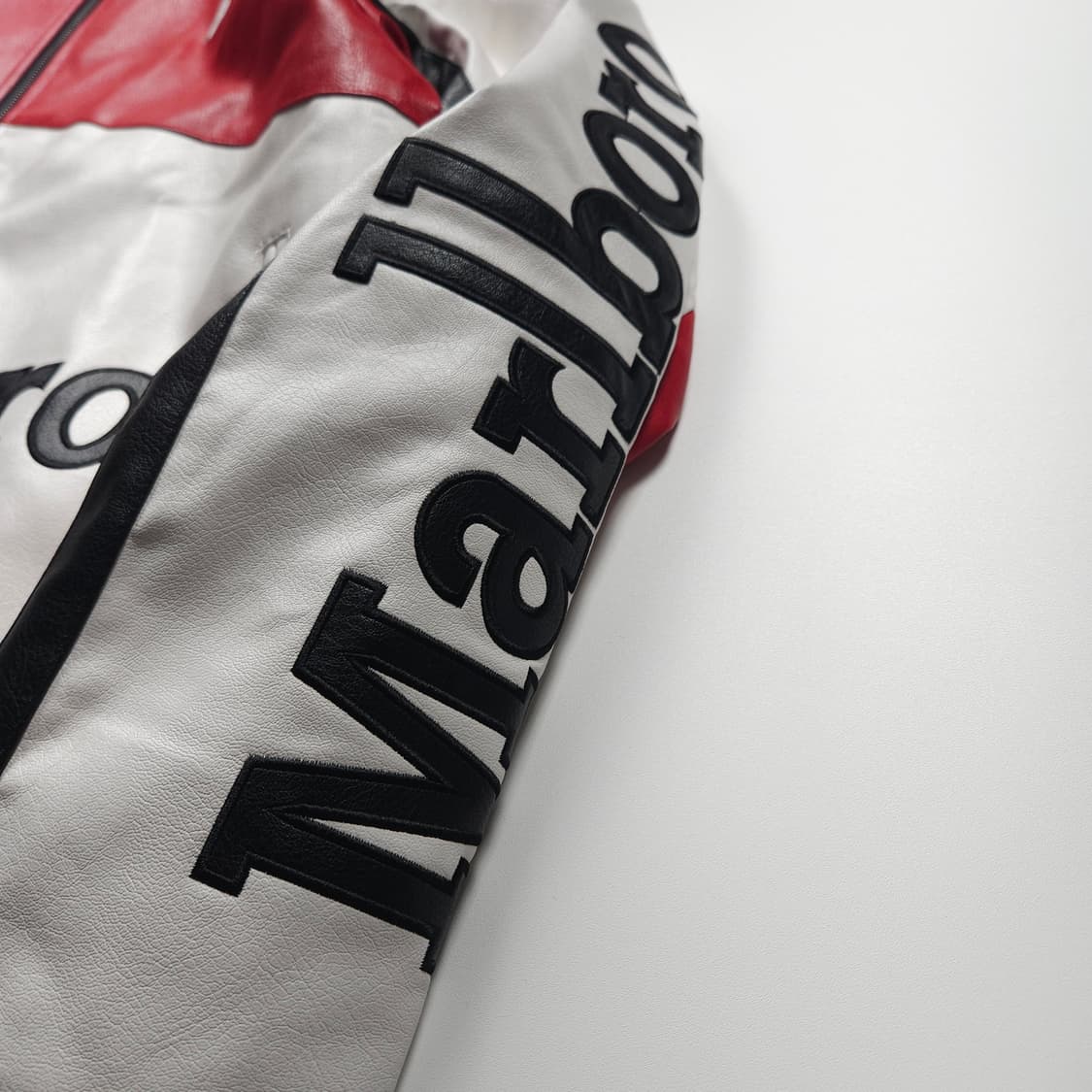 말보로 빅로고 카페 레이싱 레더 자켓 (XL) 상품이미지3