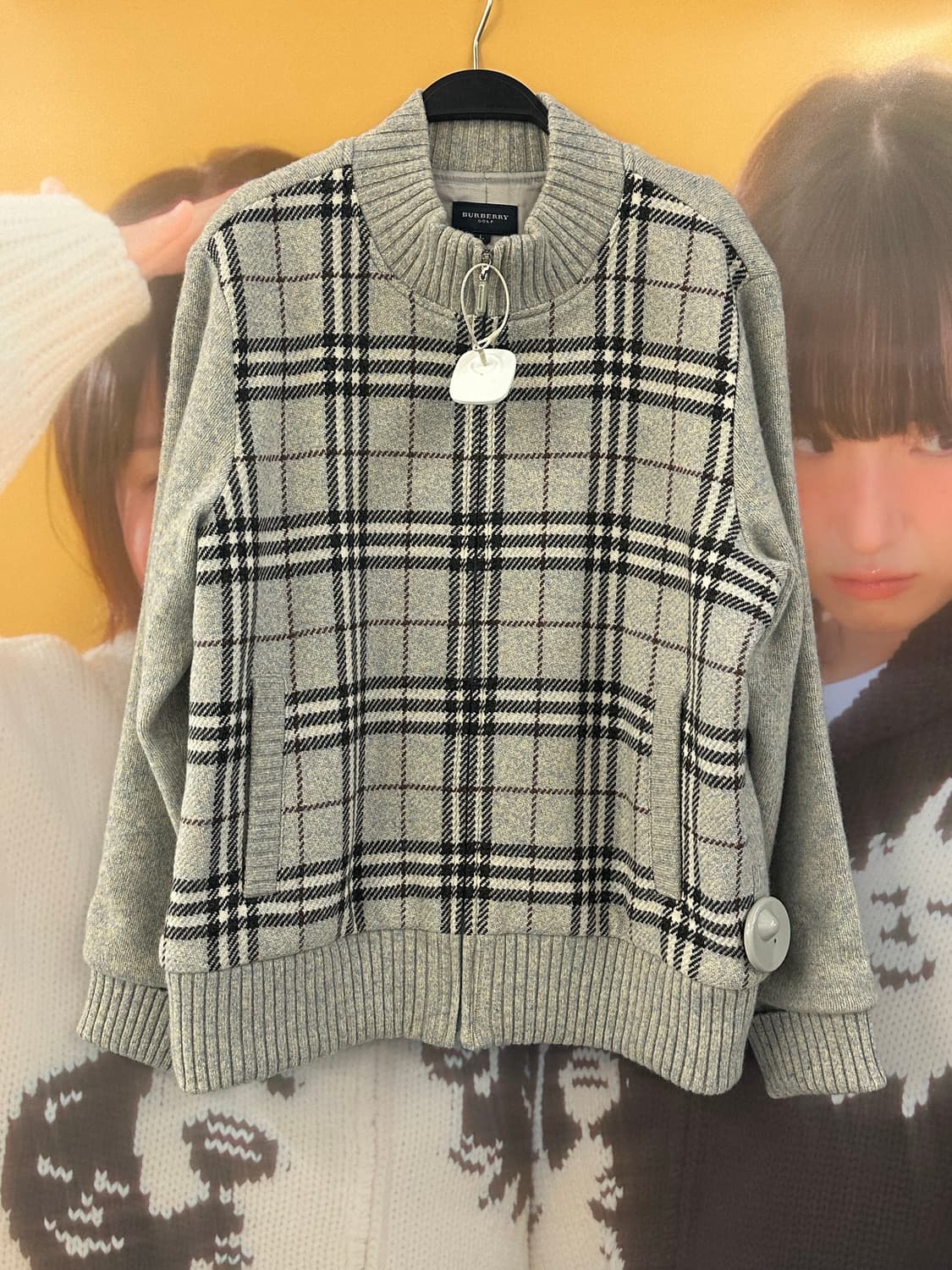BURBERRY 버버리 노바체크 니트집업 상품이미지1