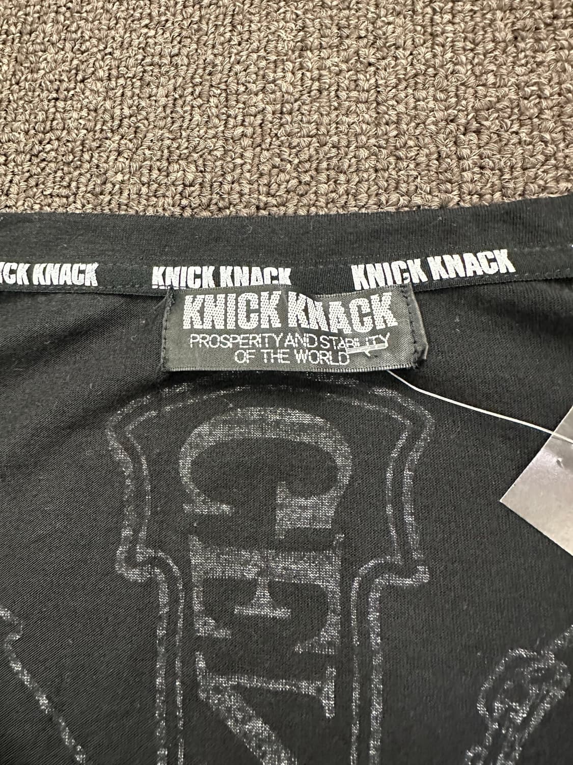 M)KNICK KNACK y2k 스컬 롱슬리브 상품이미지3