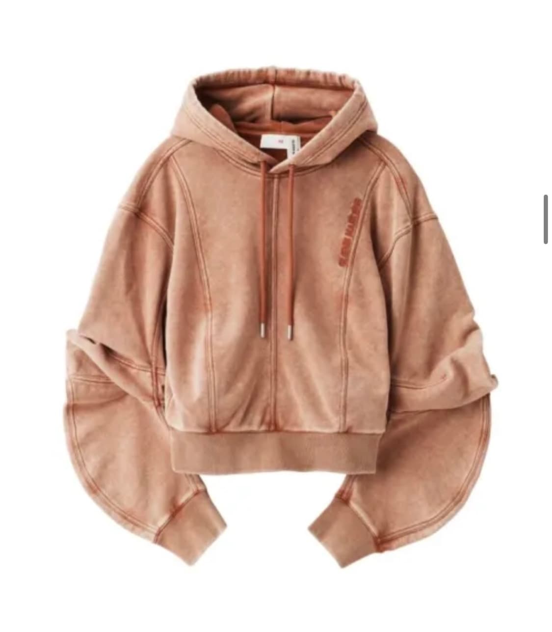 H&M 글렌마틴스 디자인 디테일 후디 핑크 상품이미지1