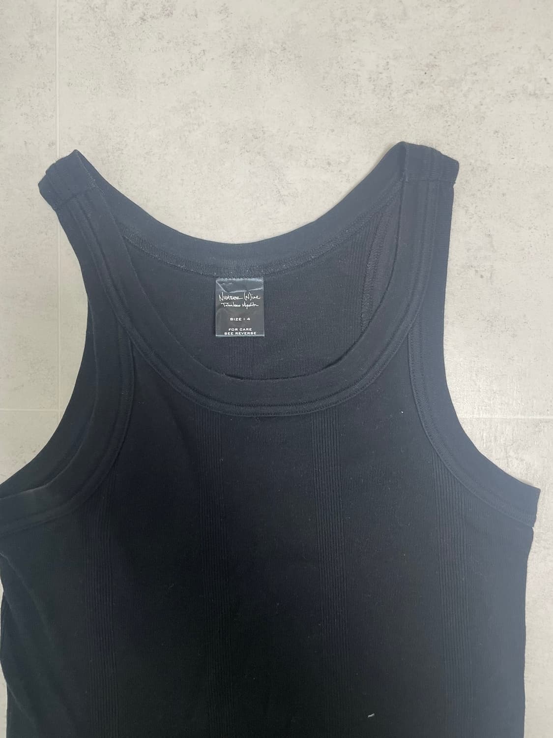 Number(N)ine Tank top 상품이미지3