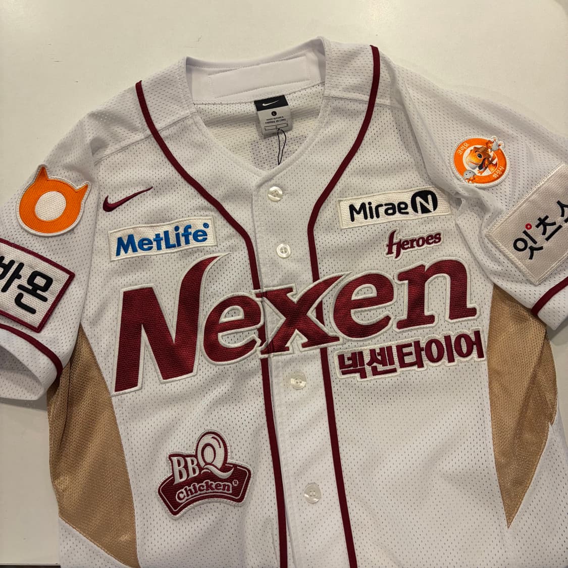 [L] 나이키 넥센 이택근 히어로즈 야구 유니폼 반팔 E232 상품이미지3