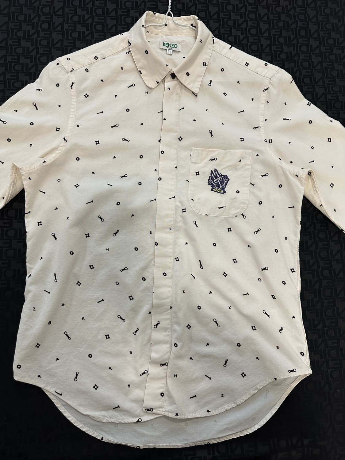 겐조 패턴 슬림 셔츠 상품이미지6