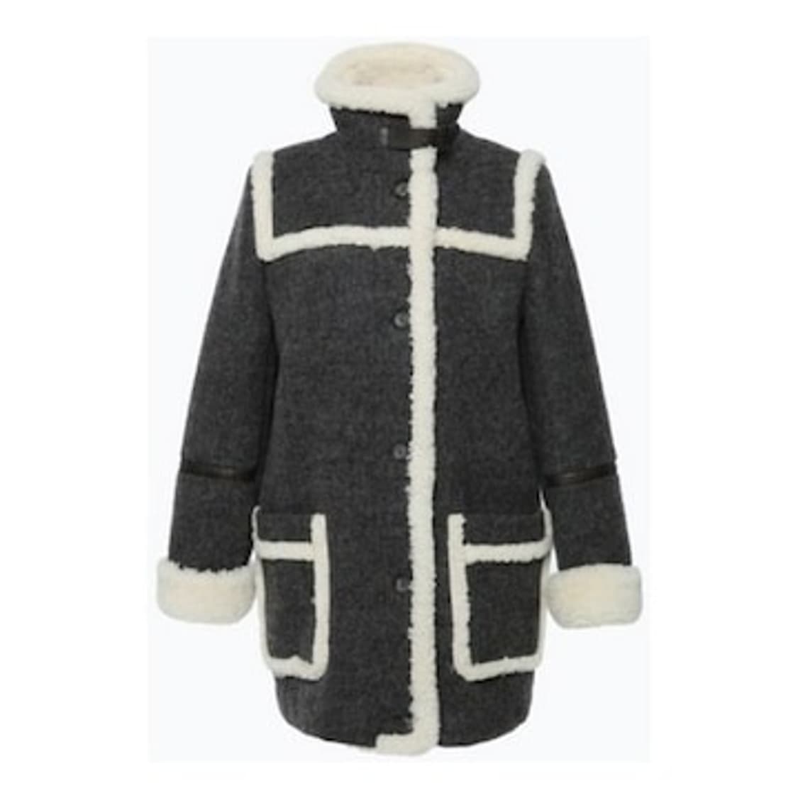 빈폴 여성 리얼 양털 울 무스탕 95 상품이미지1