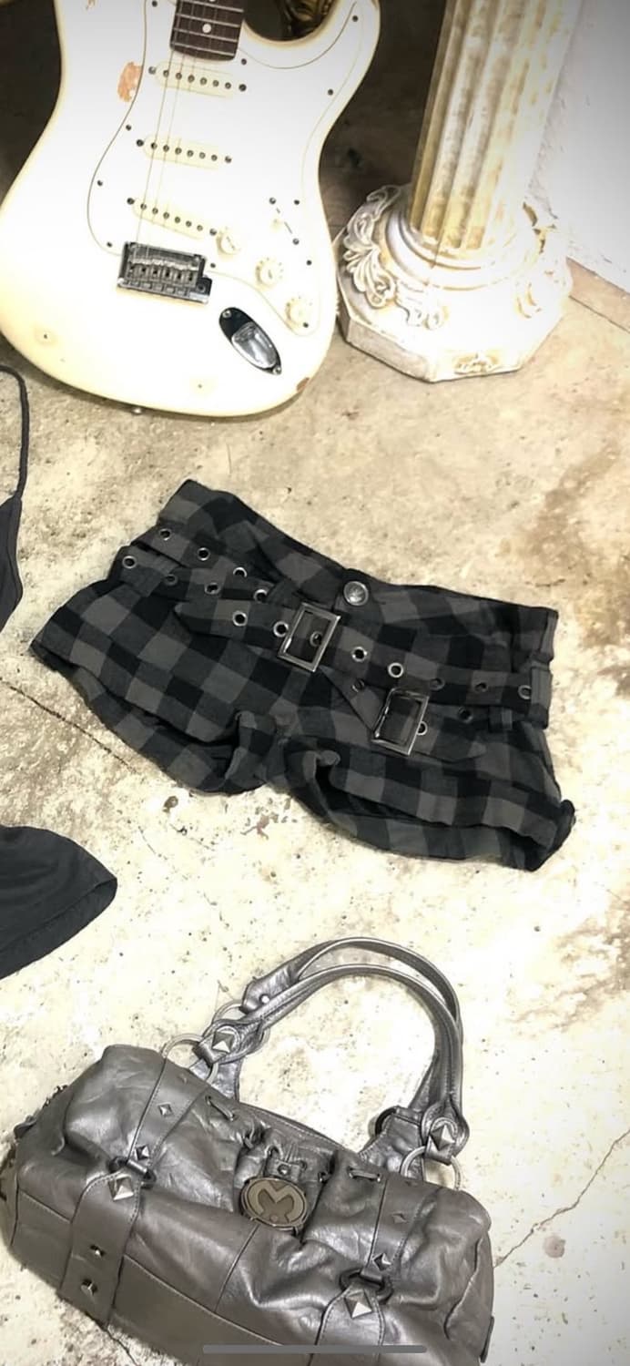 고스트 오브 할렘 파우닝 133 체크 팬츠 상품이미지1