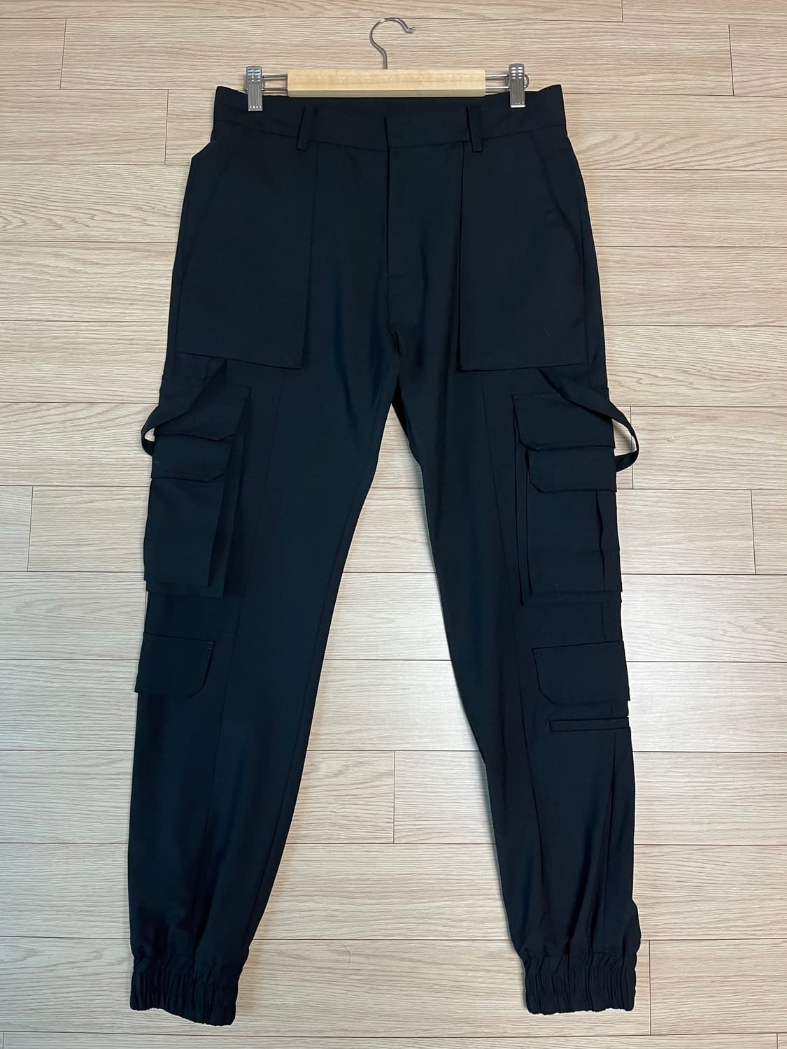 juun.j 블랙 카고 조거팬츠 46(32인치) 정품 상품이미지6
