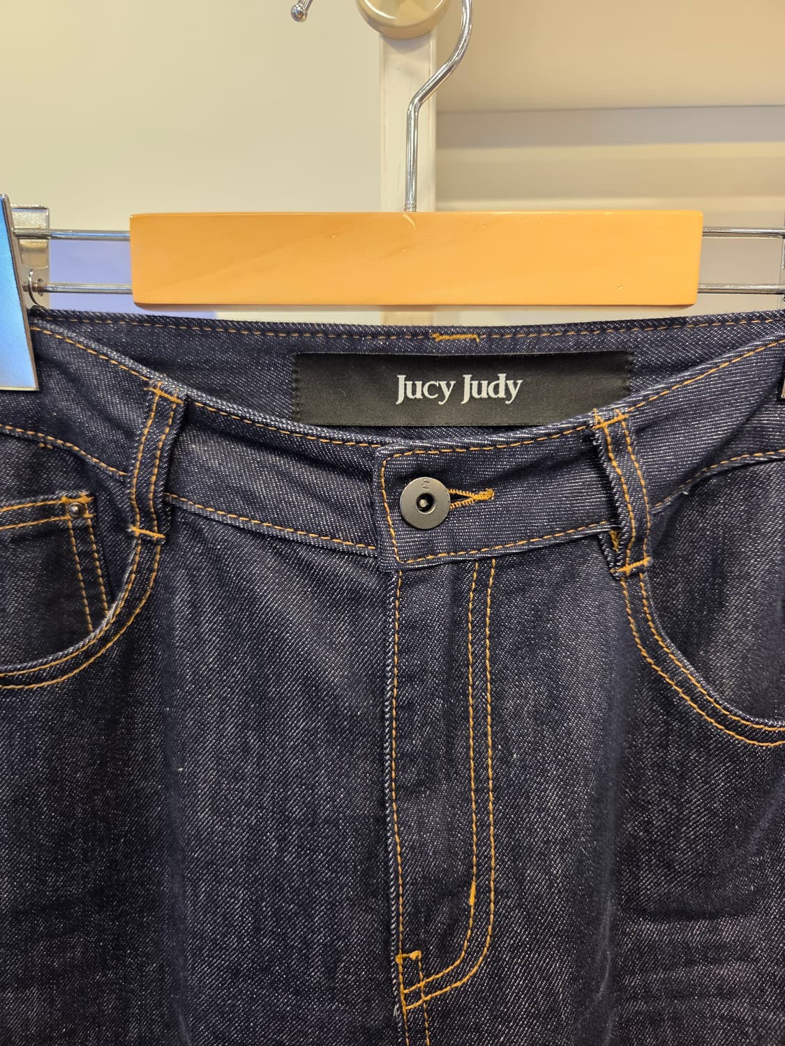 쥬시쥬디 인디고 진 청바지 상품이미지3