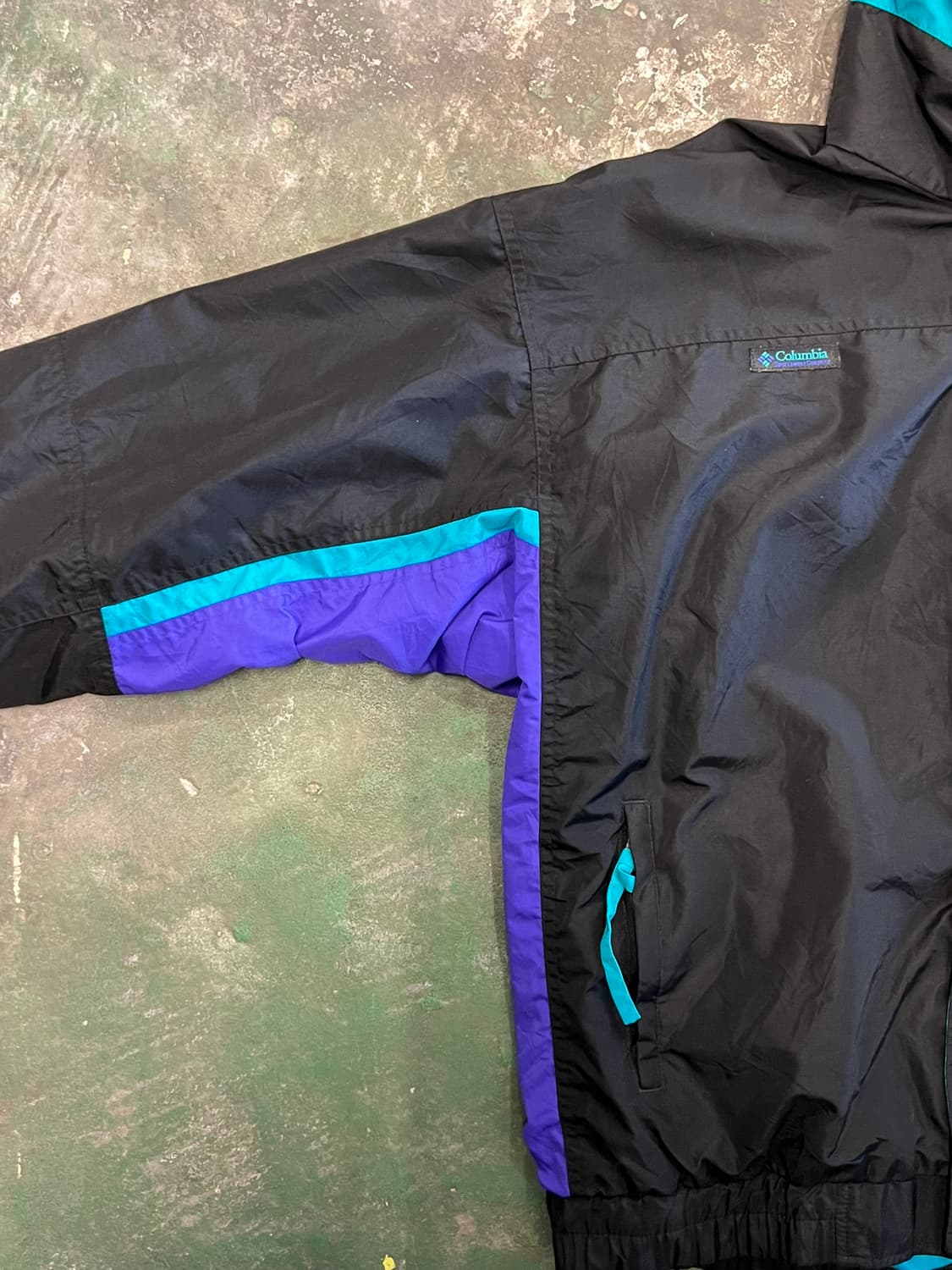 90's [XL] 빈티지 콜롬비아 Bugaboo 컬러블록 나일론 셸 자켓 상품이미지5