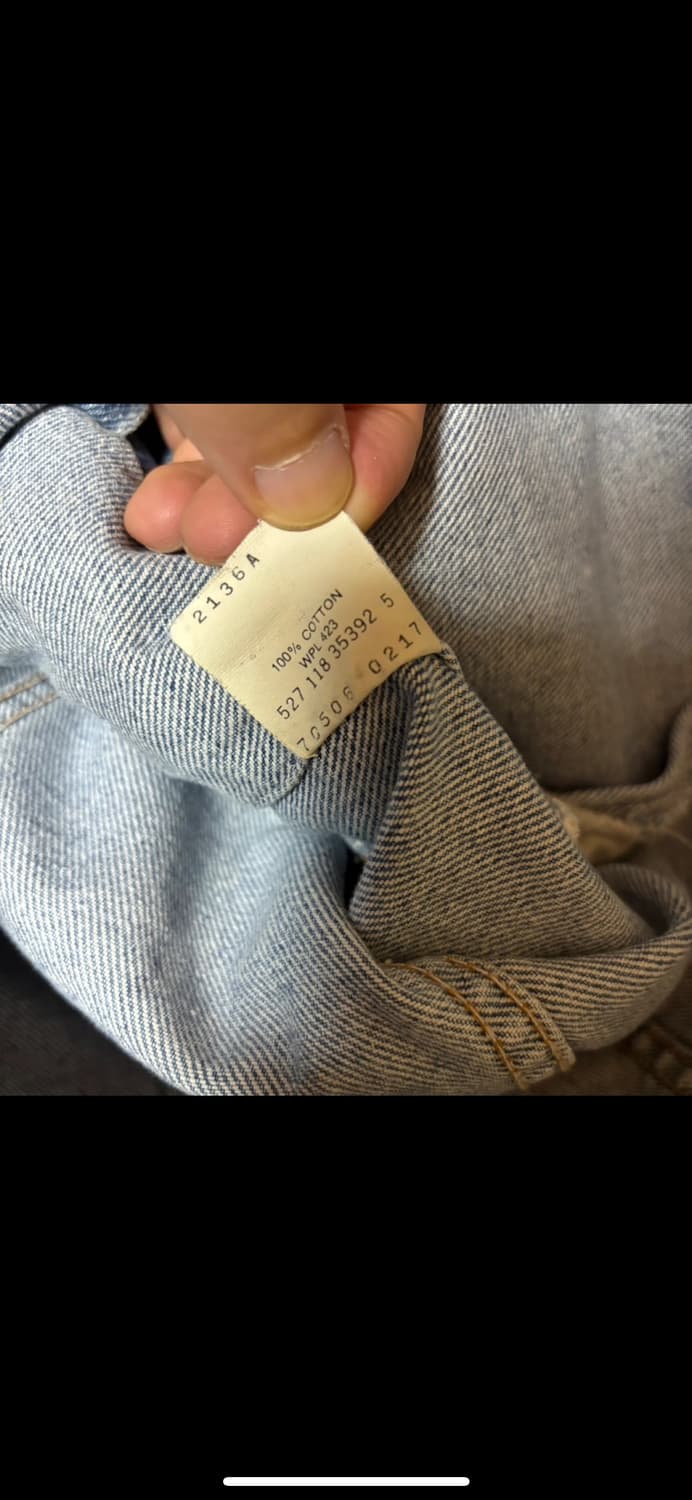 (95) 80‘s 리바이스 Hot Rodders 데님 자켓 상품이미지5