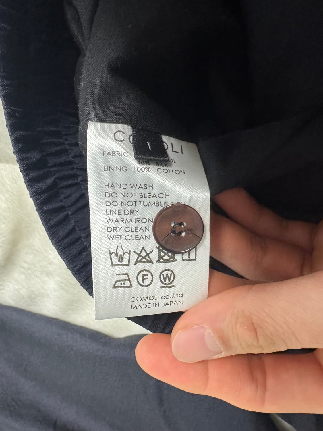 24aw 코모리 실크 스윙탑 1사이즈 상품이미지4