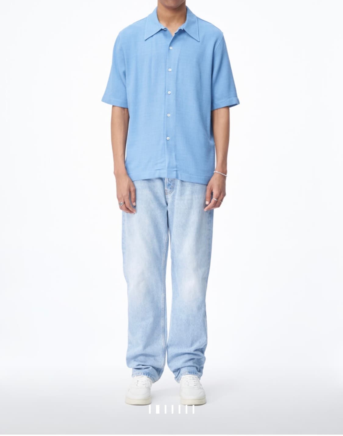 [새상품] Sefr 세퍼 스트레이트 컷 진스 데님 청바지 연청 상품이미지1