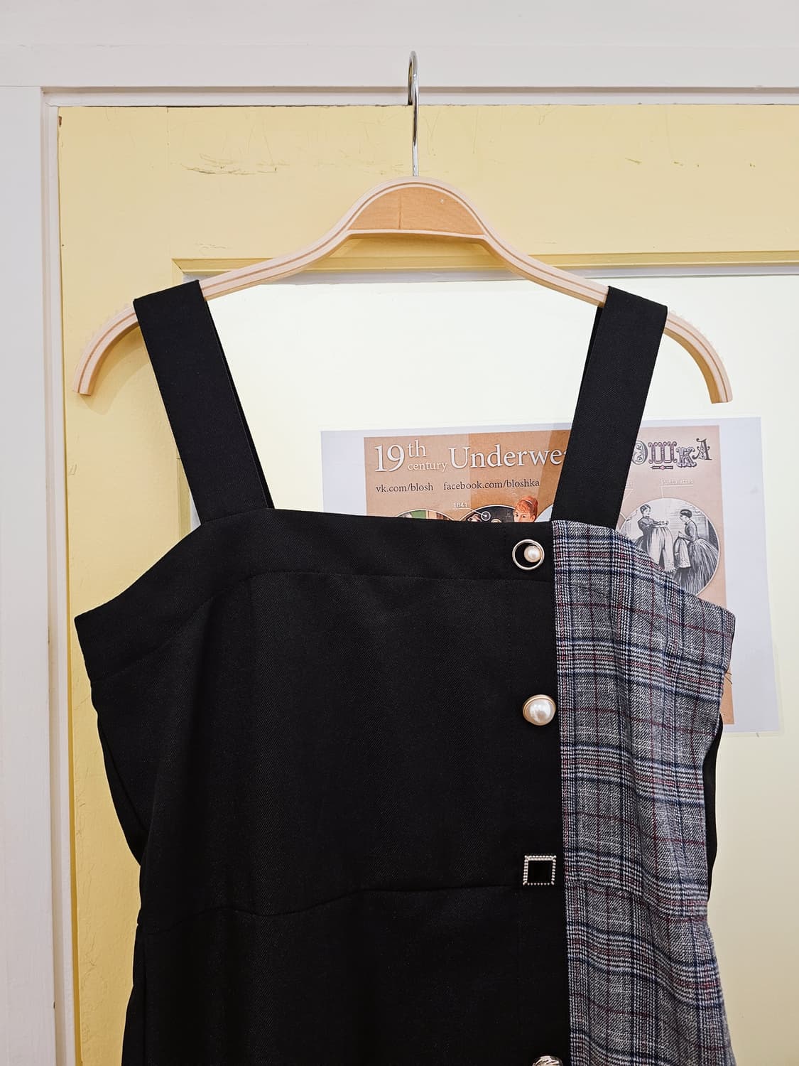 투톤 언발 체크 OPS 상품이미지3