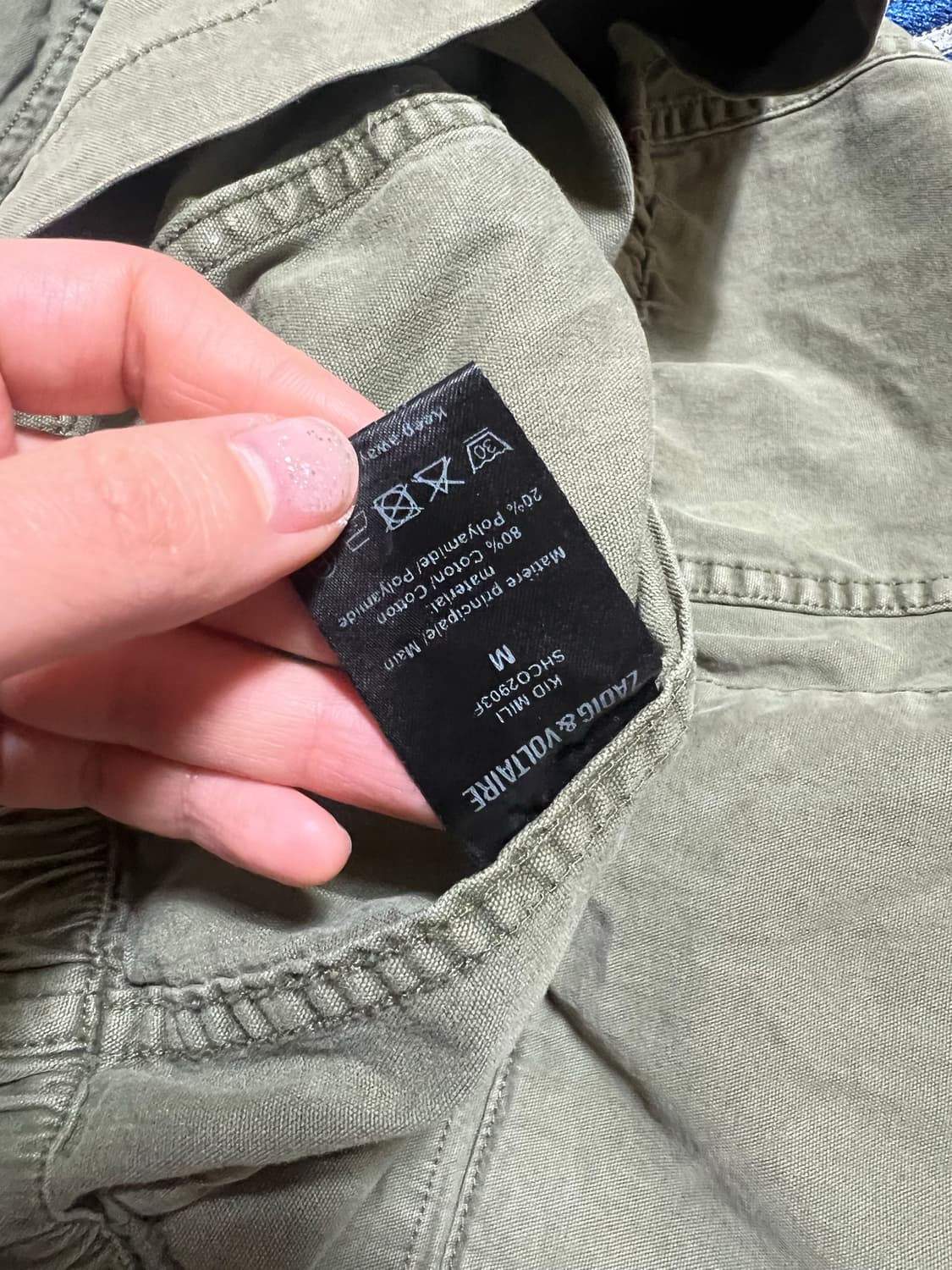 쟈딕앤볼테르 러브 클럽 밀리터리 야상자켓 상품이미지4