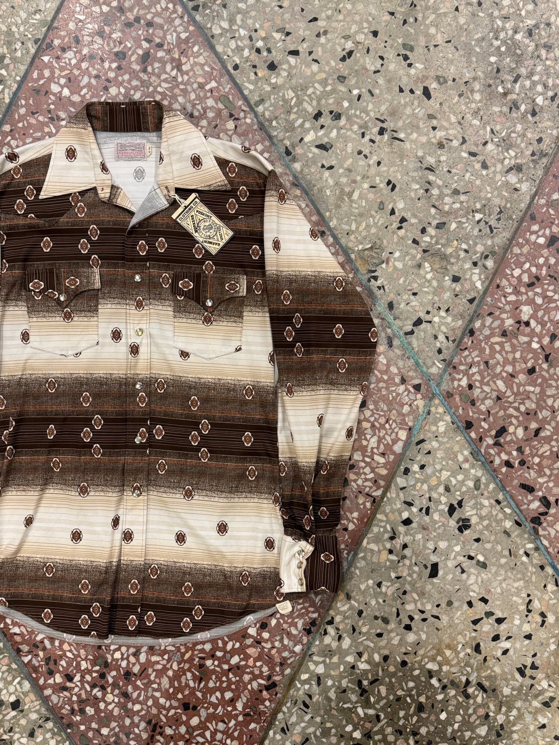 60s HbarC 웨스턴셔츠 (M) 상품이미지3