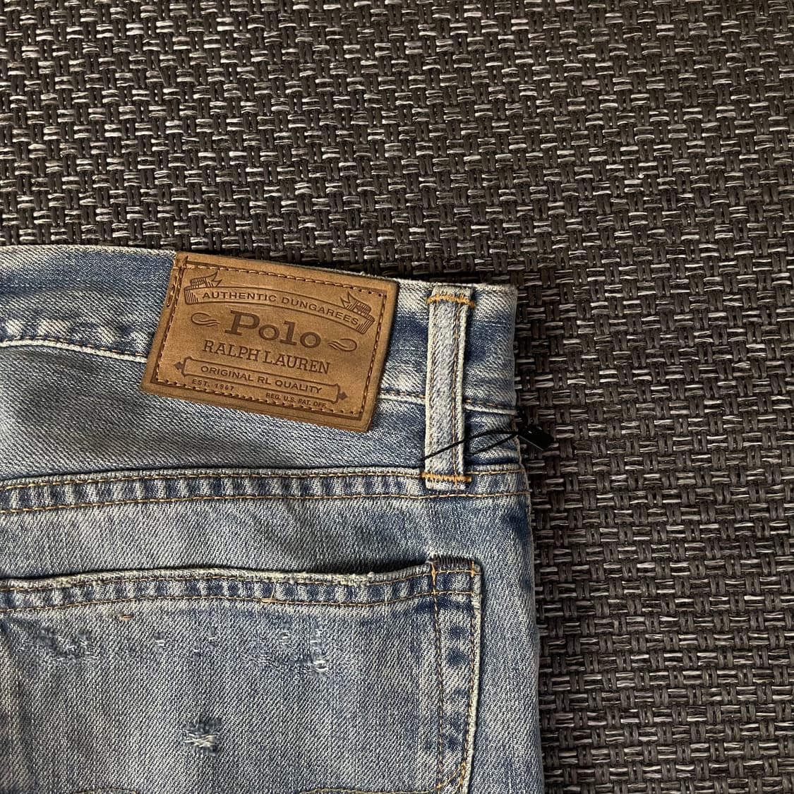 (32) 폴로 랄프로렌 연청 워싱 데미지 데님 팬츠 상품이미지6