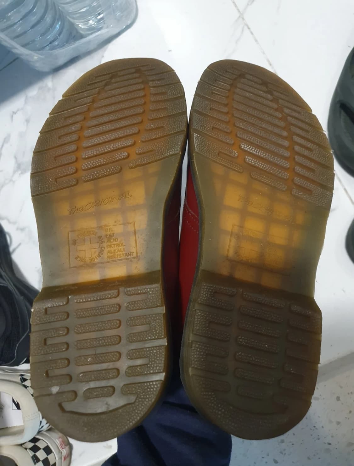 Uk7 260) 닥터마틴 체리레드 구두 로퍼 상품이미지2