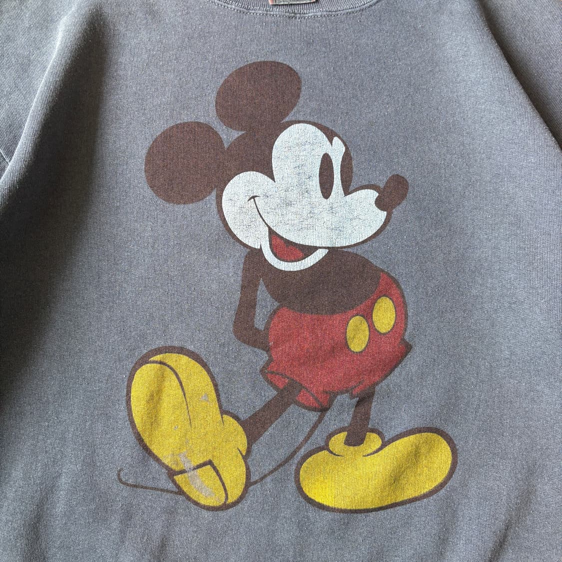 92년 미국 생산 디즈니 미키마우스 스웻셔츠 상품이미지5