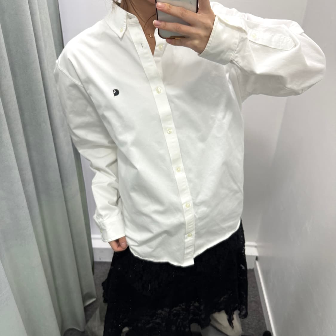 칼하트 화이트 셔츠 상품이미지2