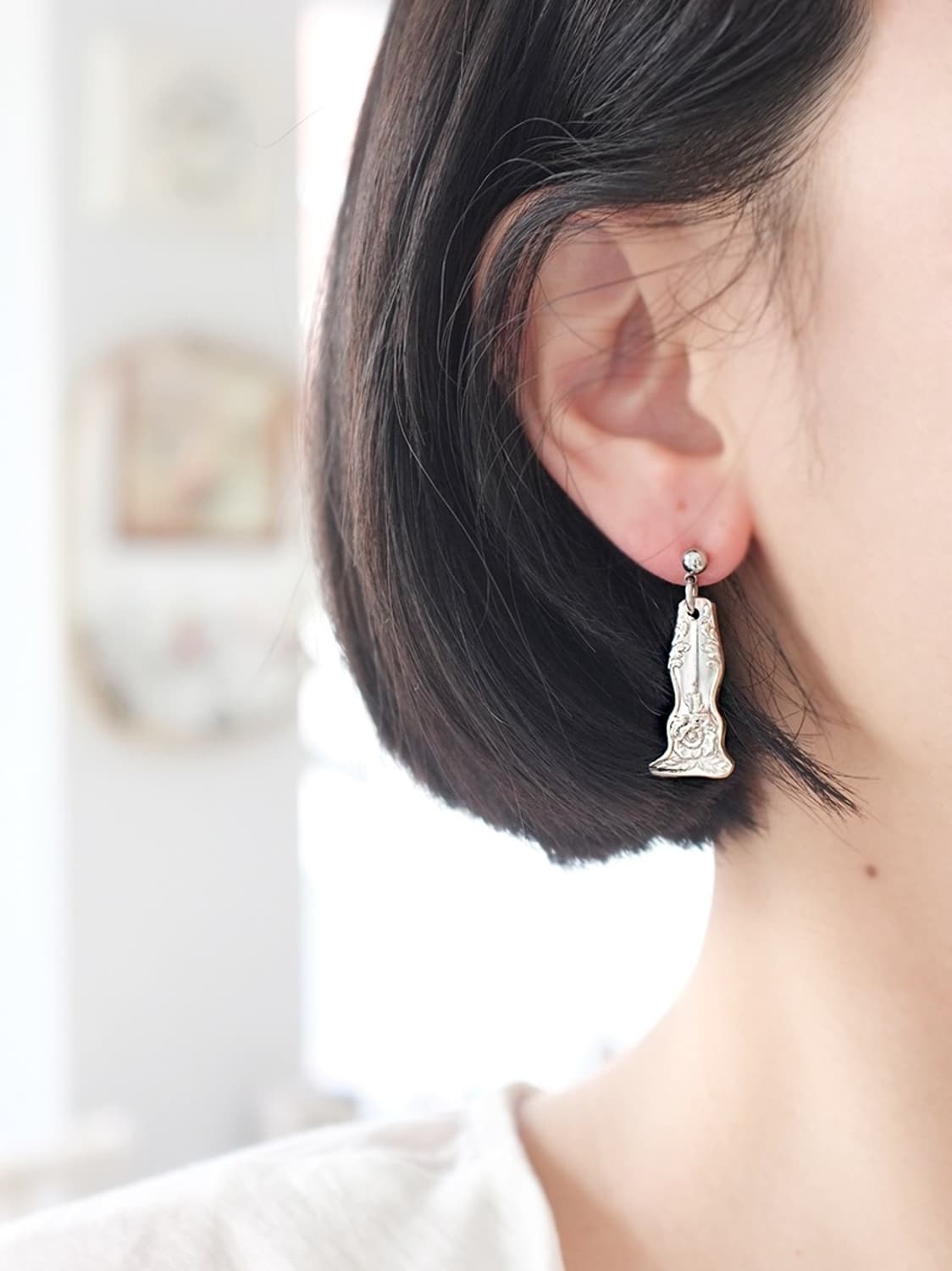 빈티지 커트러리로 만든 빈티지 스푼귀걸이 빈티지귀걸이 상품이미지8