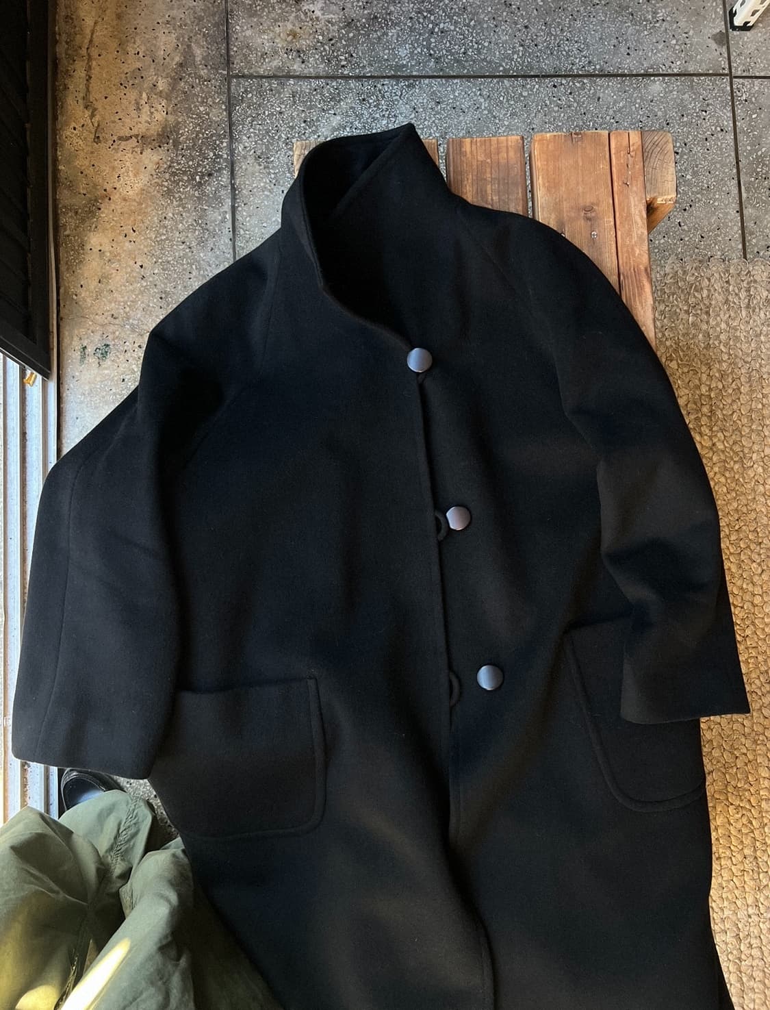 Wool high neck coat 상품이미지2