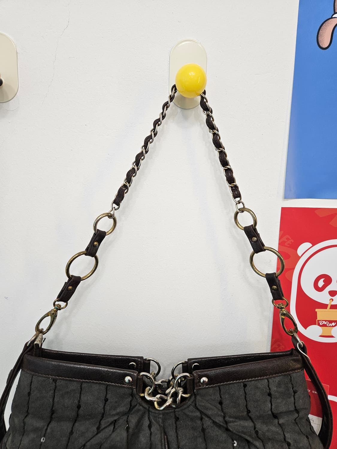 빈티지 스웨이드 숄더백 상품이미지2