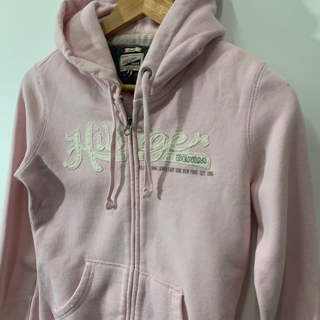 타미힐피거 연핑크 후드집업 상품이미지2