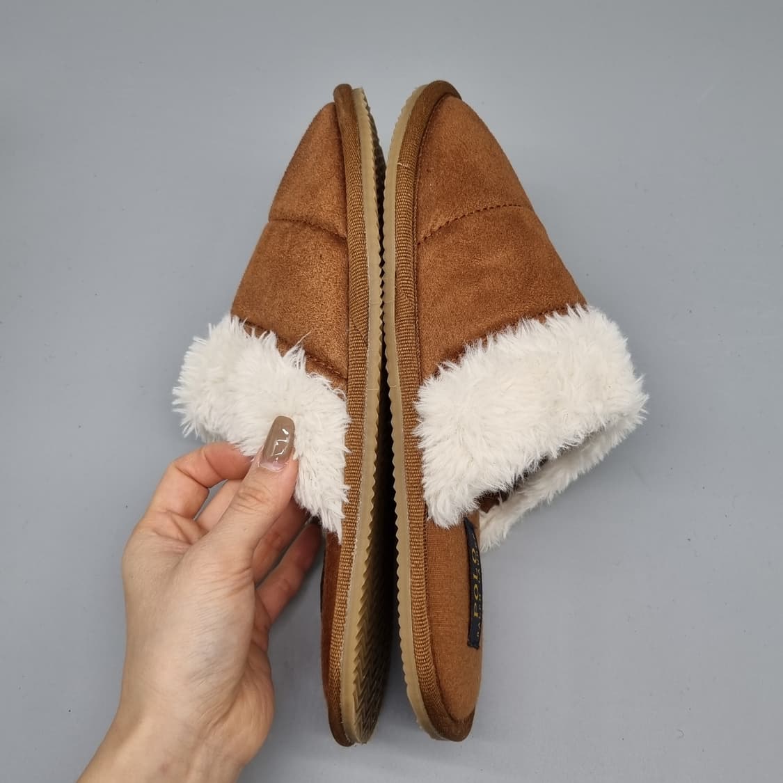 폴로 랄프로렌 kc 스커프 털슬리퍼240 상품이미지5