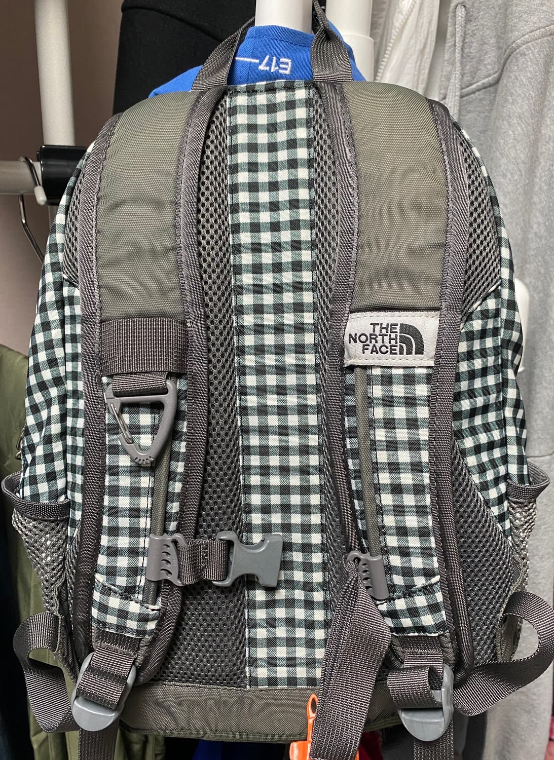 노스페이스 체크 패턴 백팩 상품이미지3