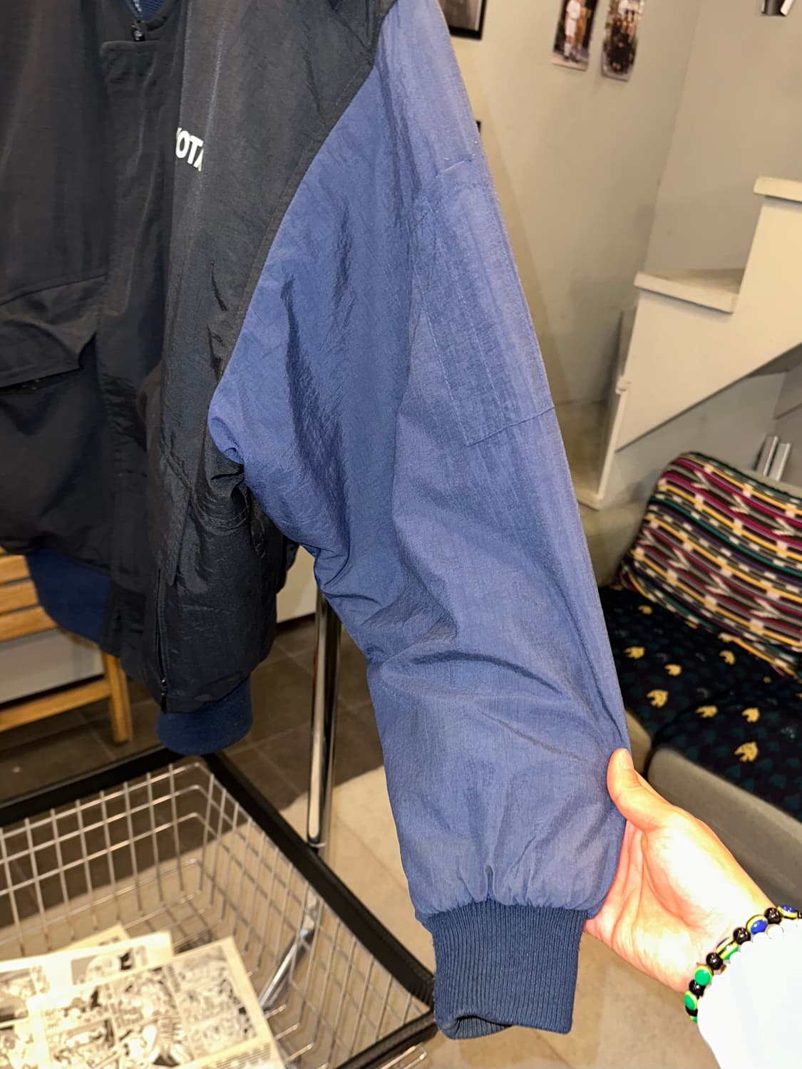 Toyota Tecno logo work bomber jacket 상품이미지9