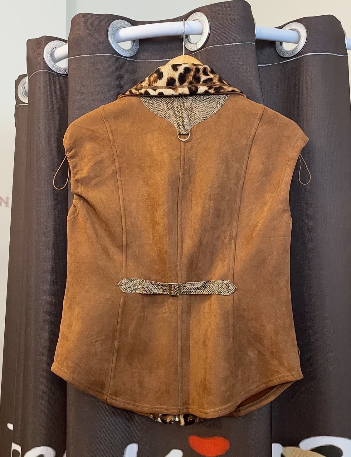 레오파드 스웨이드 베스트 [무배] 상품이미지6