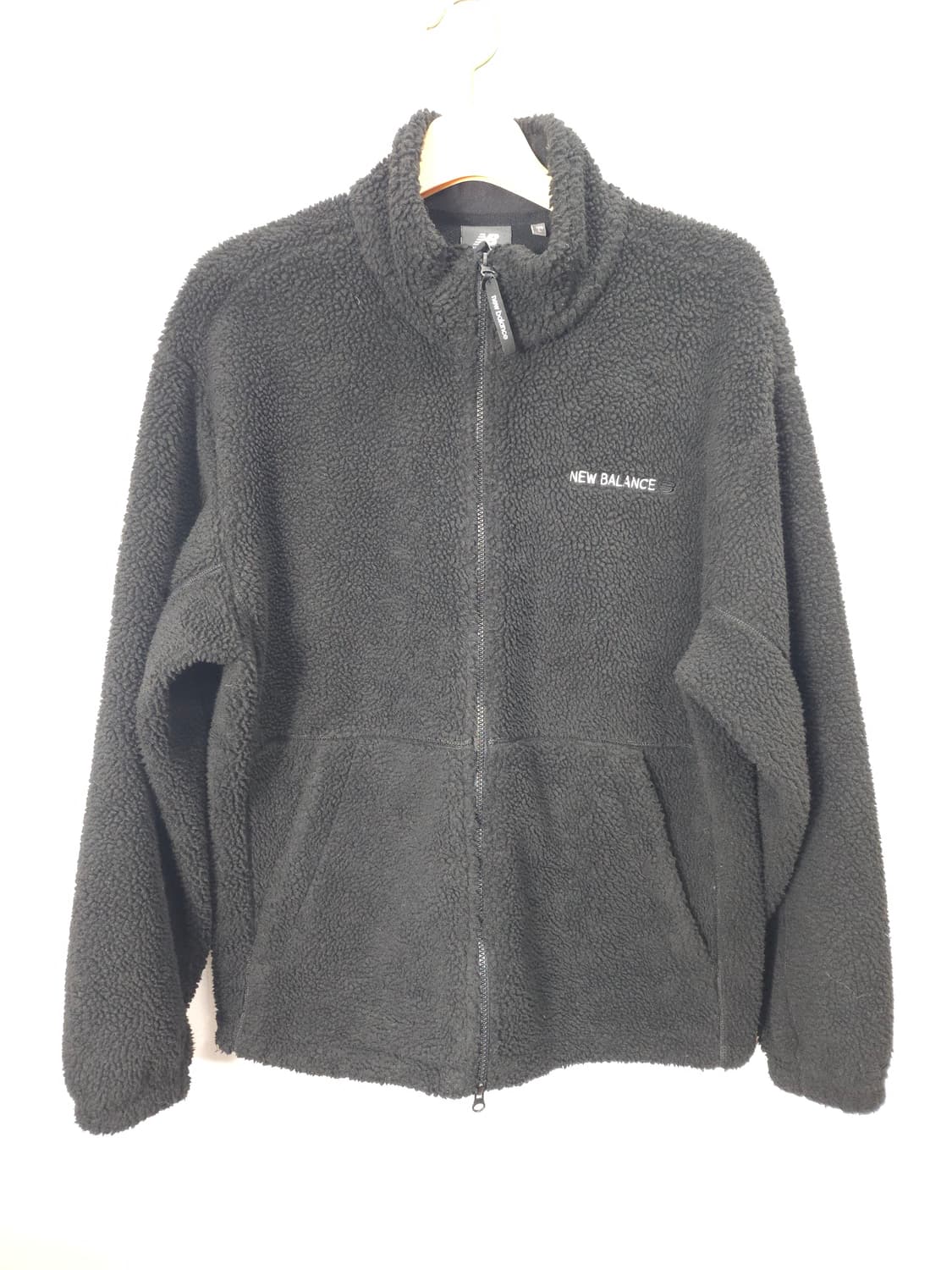 뉴발란스 후리스 뽀글이 집업자켓 블랙 100(L) 상품이미지1