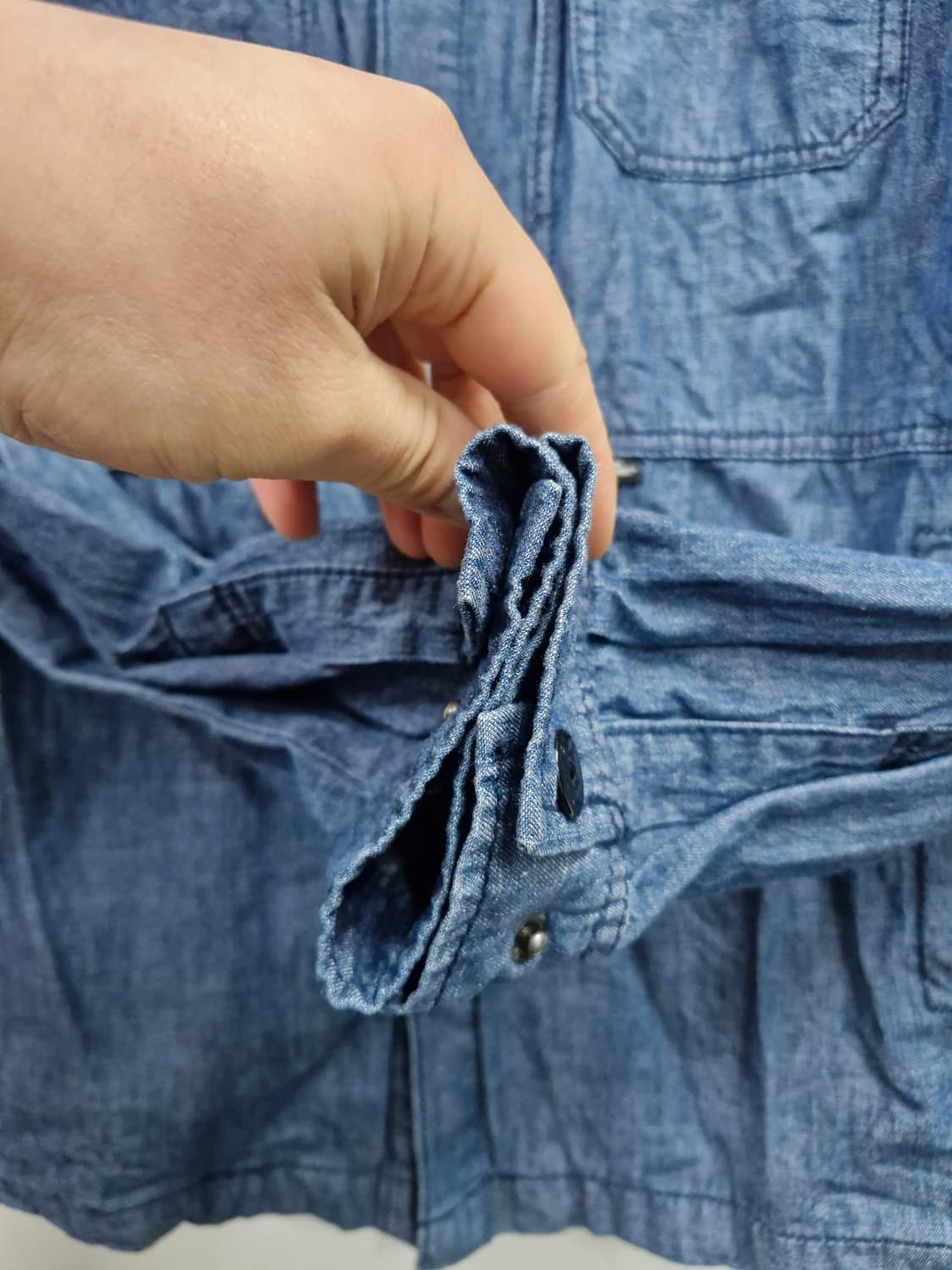 95M 내셔널지오그래픽 머크랍스 데님 셔츠  상품이미지4