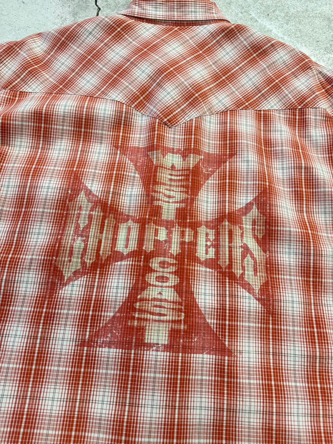 00s 웨스트 코스트 쵸퍼스 체크반팔셔츠 상품이미지6