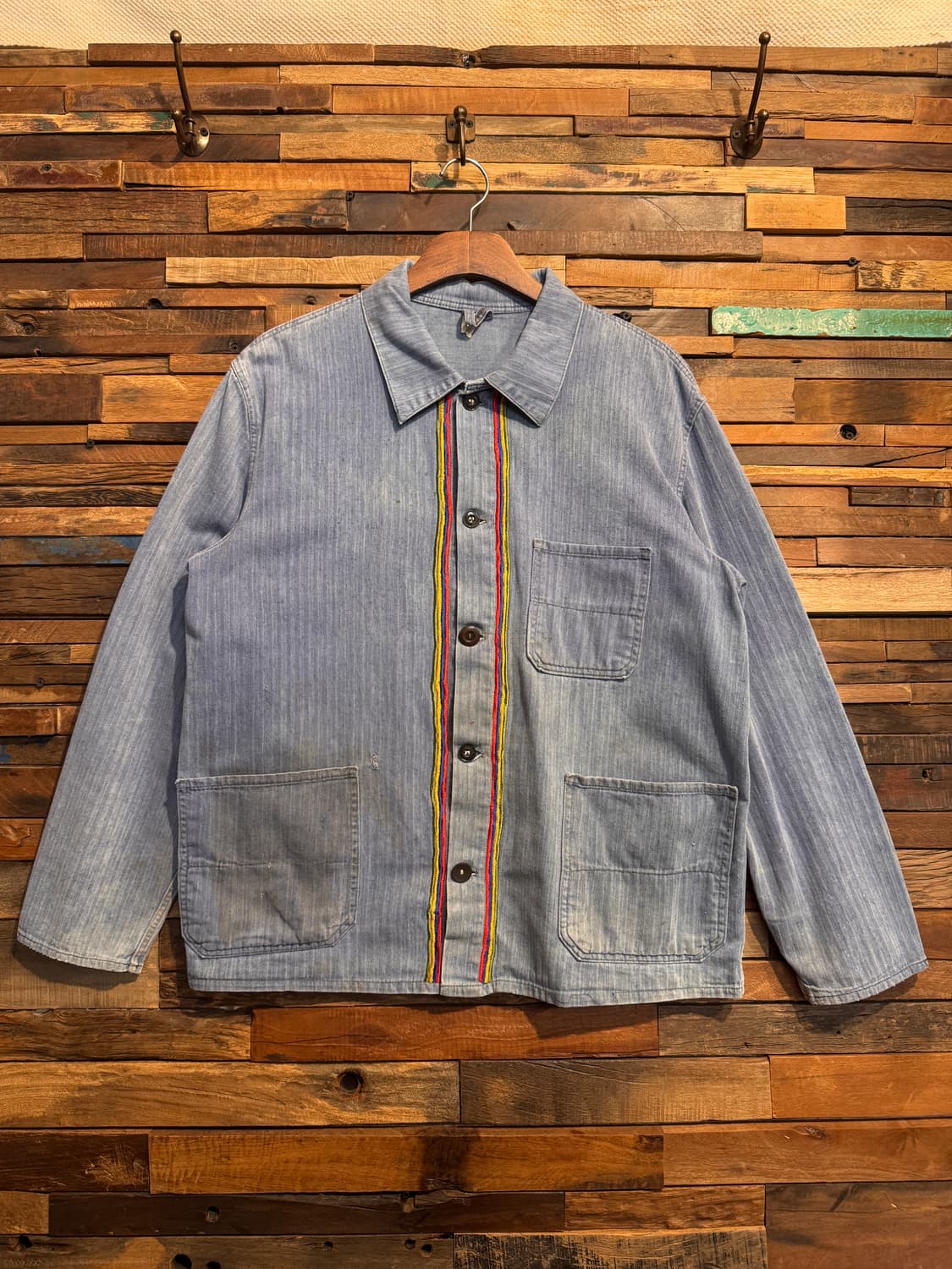 40-50s Frenchwork Jacket Embroidered 상품이미지2