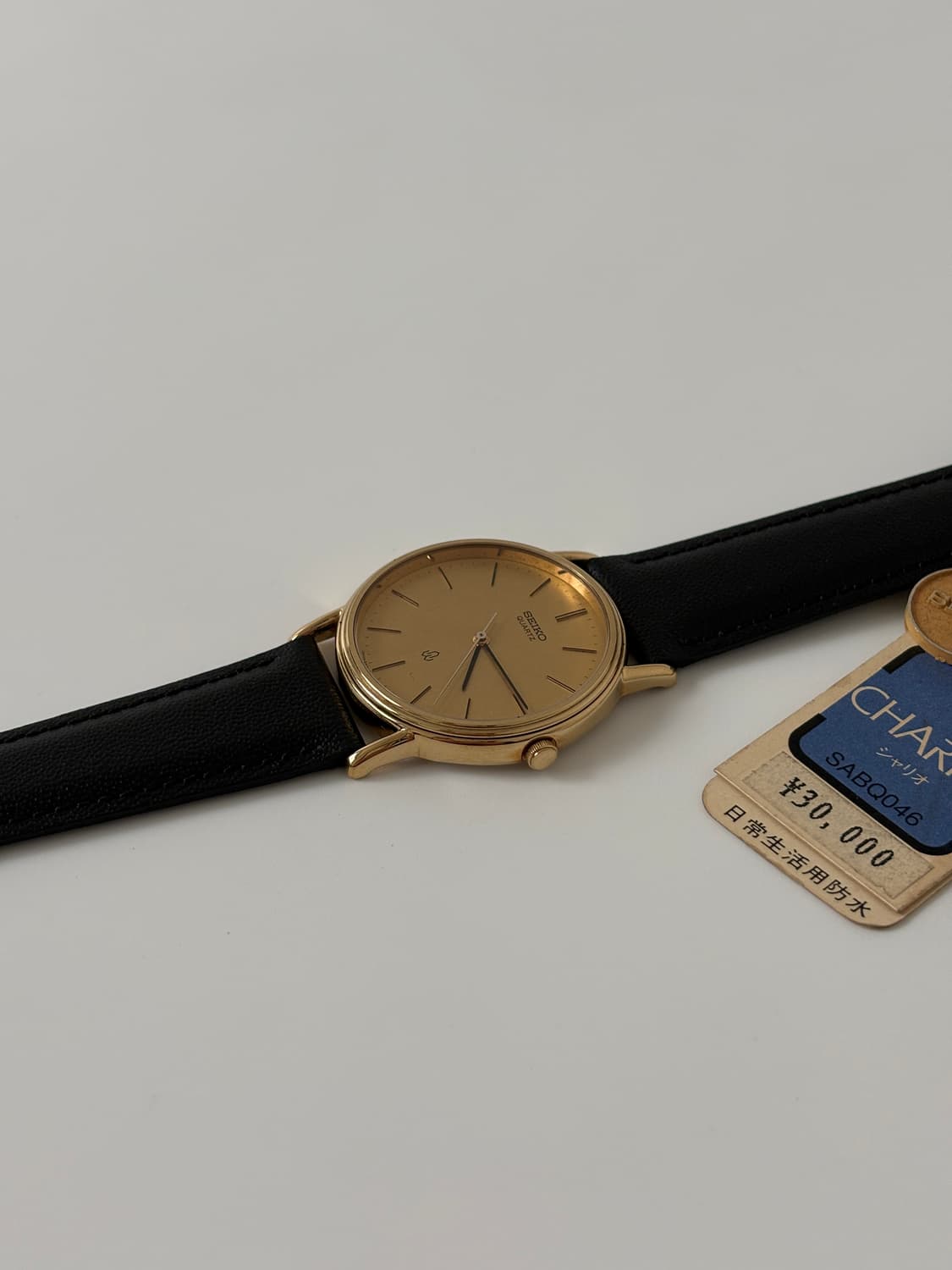 세이코 1980년대 보카시 다이얼 골드 쿼츠 남성 데드스탁 상품이미지5