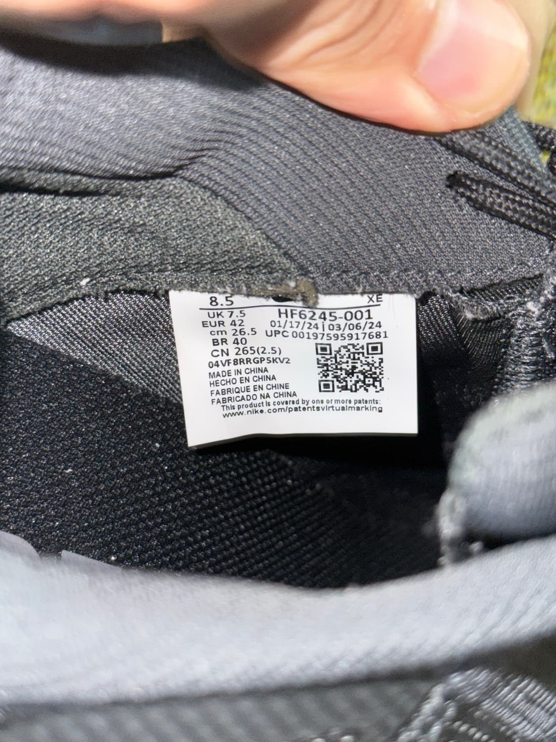 나이키 ACG 마운틴 플라이 2 로우 고어텍스 블랙 265 상품이미지7