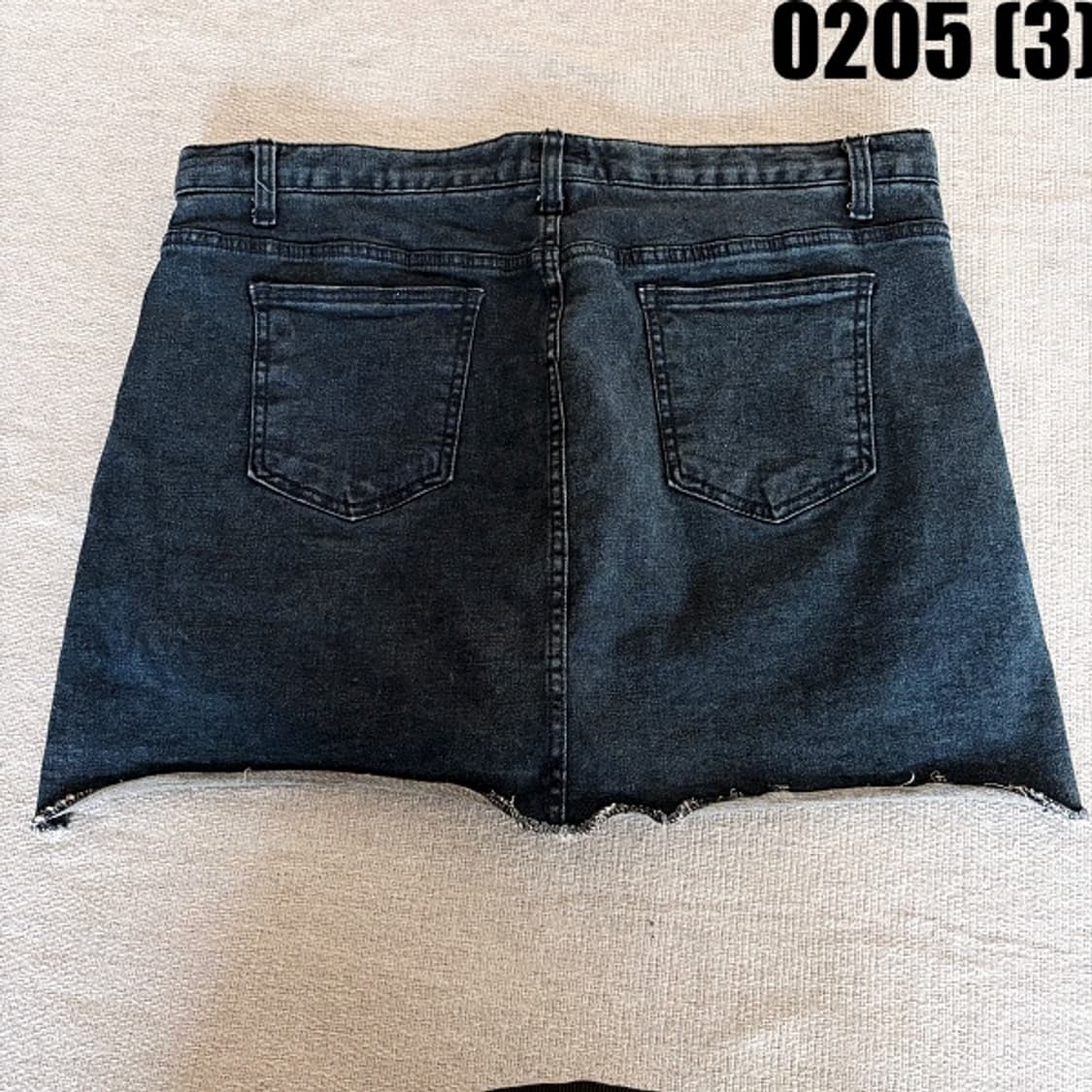[34] 트렉스 단추 디테일 진청 미니 스커트 치마 바지 0205(3) 상품이미지7
