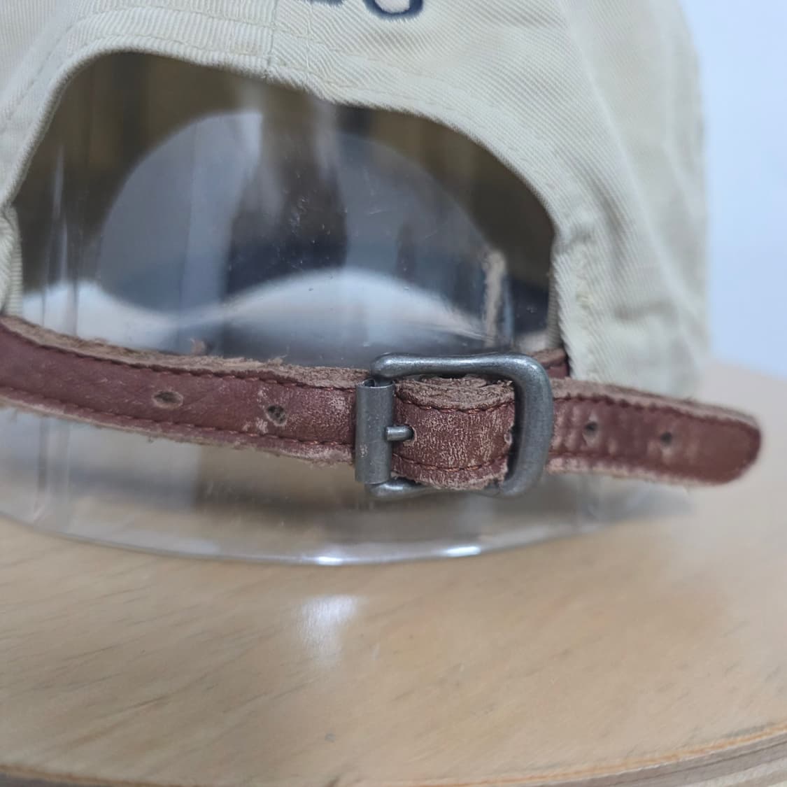 폴로 랄프로렌 베이지 볼캡 모자 가죽 스트랩 상품이미지5