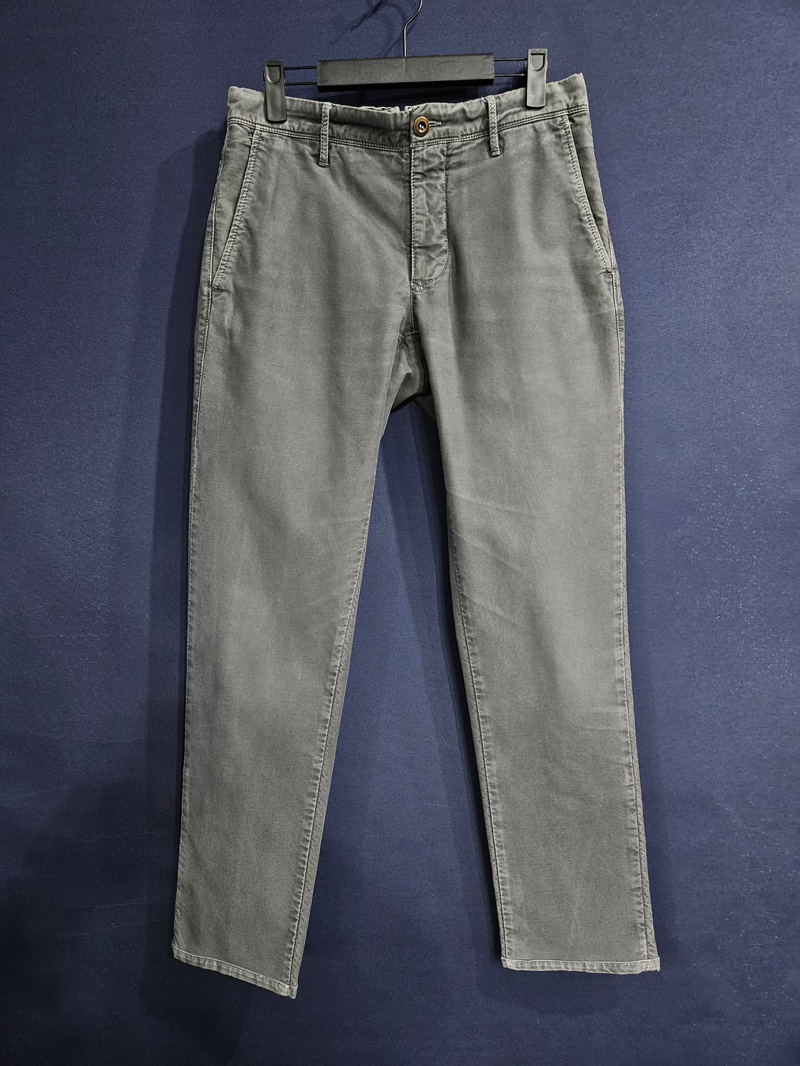 인코덱스 다크그레이 남성 슬림핏 허리 30 빈티지 데님팬츠  상품이미지1