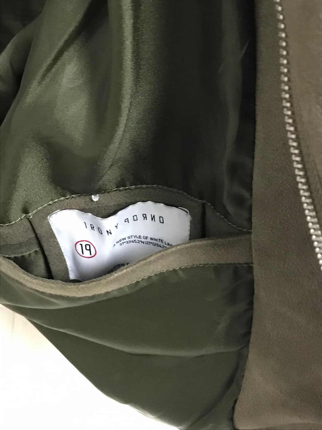 아이러니포르노 스웨이드 블루종 투버튼 자켓 상품이미지6