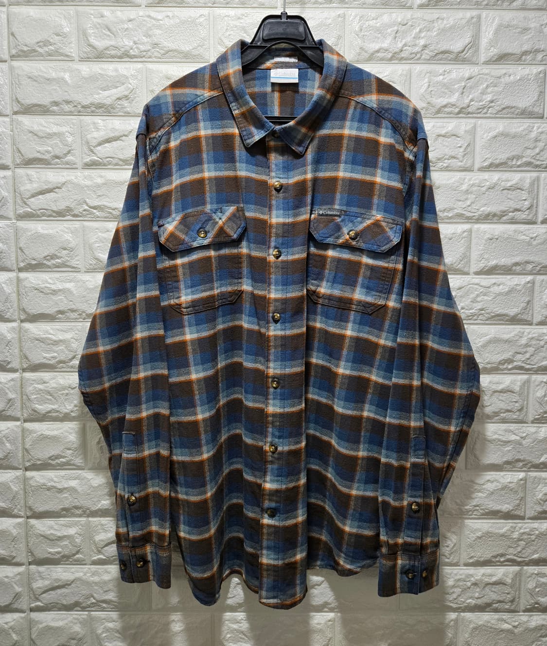 컬럼비아 옴니위크 레귤러핏 체크셔츠 체크남방 110 상품이미지1