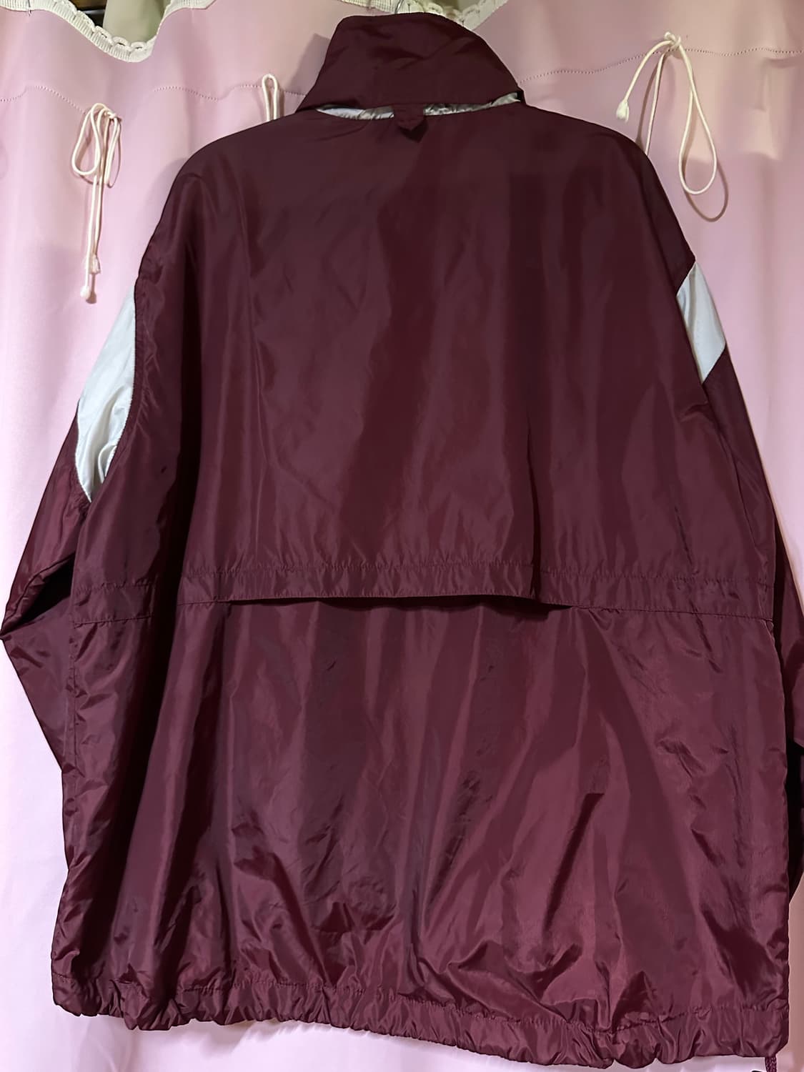 00s 나이키 아노락 자켓 나이키 버건디 대장 나이키 올드스쿨 희귀 상품이미지4