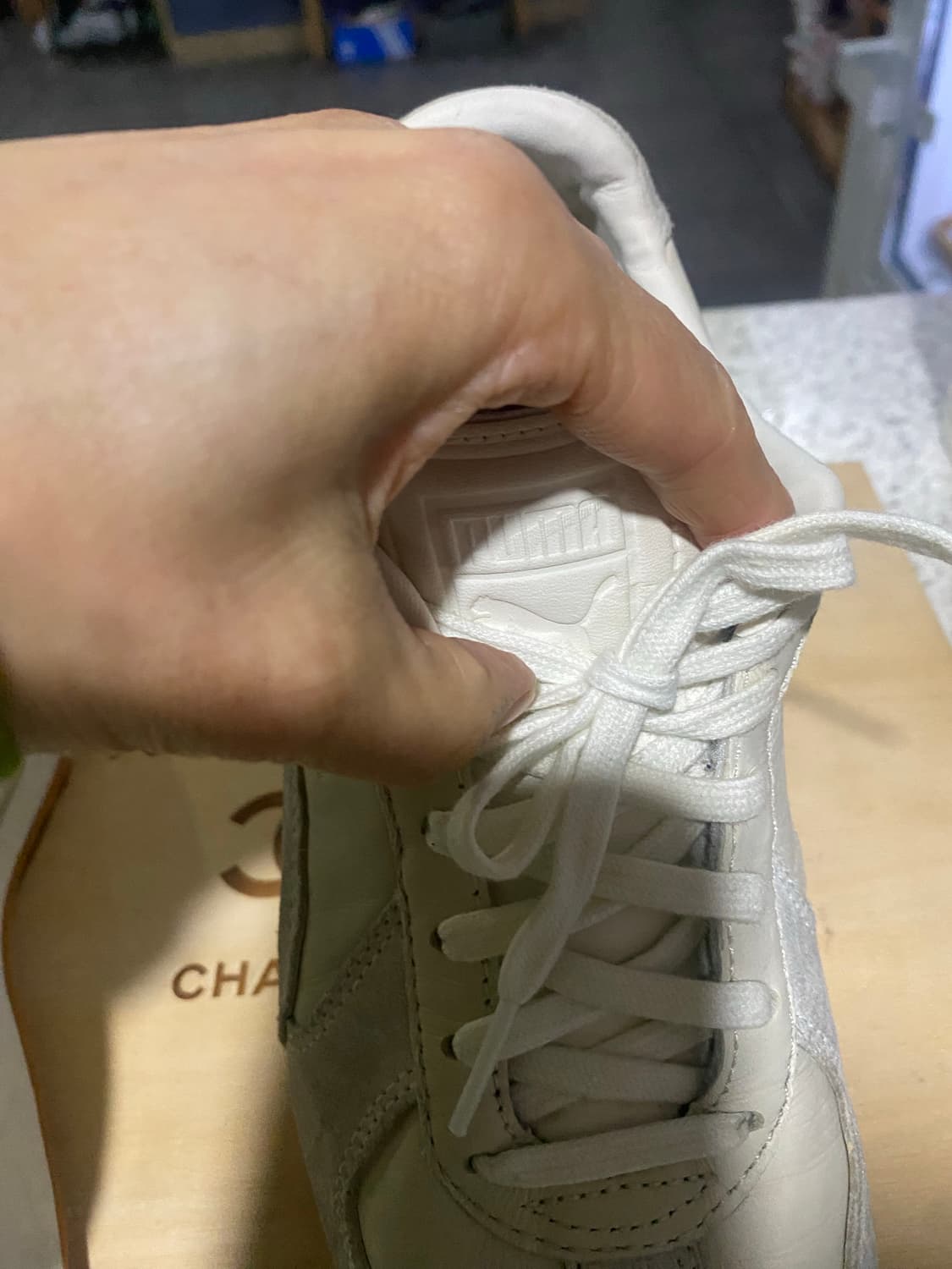 퓨마 아이보리 스니커즈 230 상품이미지7