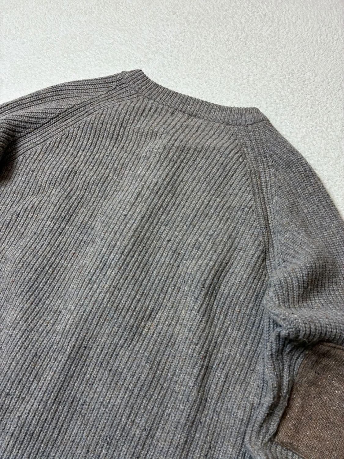 아나더오피스 실크 램스울 케이블 니트 가디건 PN6308    상품이미지6