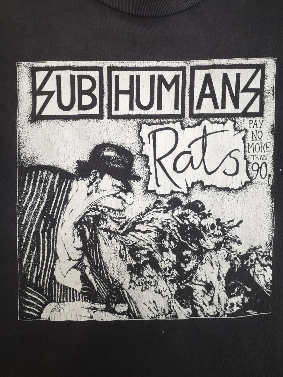 90‘s 서브휴먼즈 밴드 티셔츠 상품이미지2