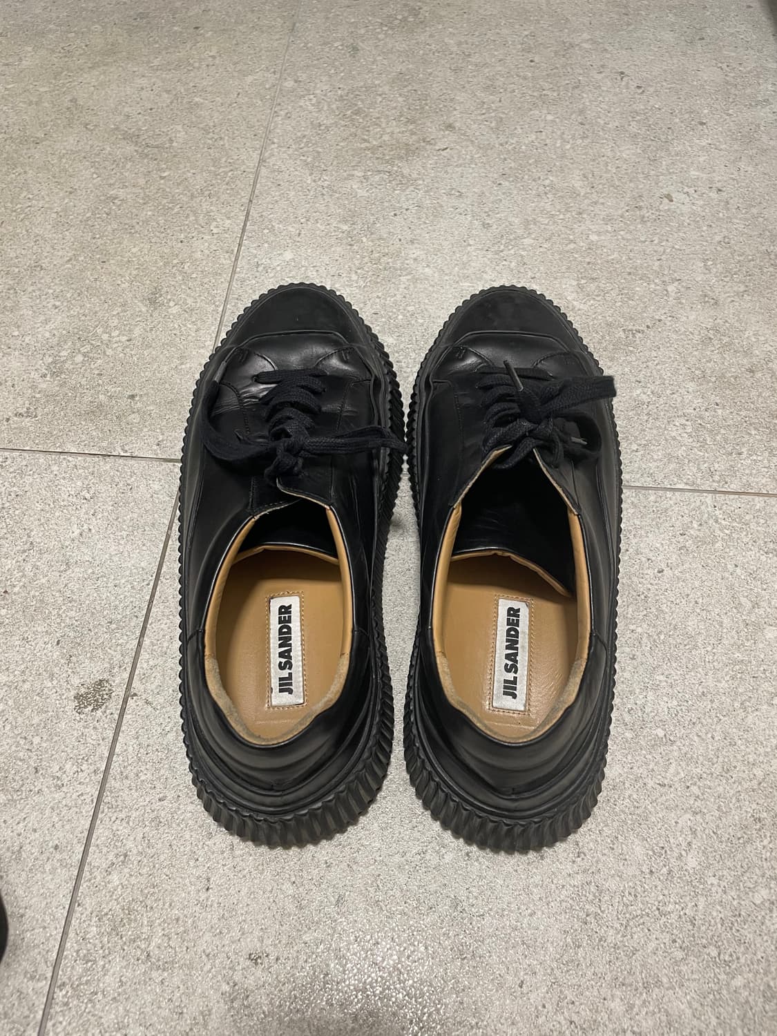 Jil Sander 질샌더 레이스업 로우탑 스니커즈 eu41 상품이미지2