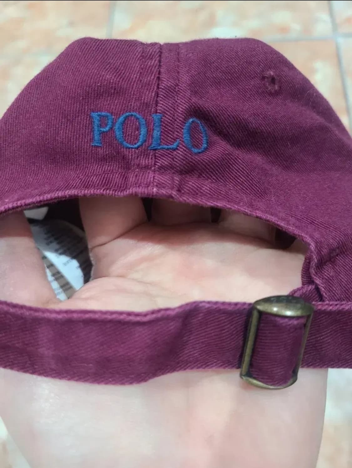 폴로 볼캡 버건디 상품이미지3