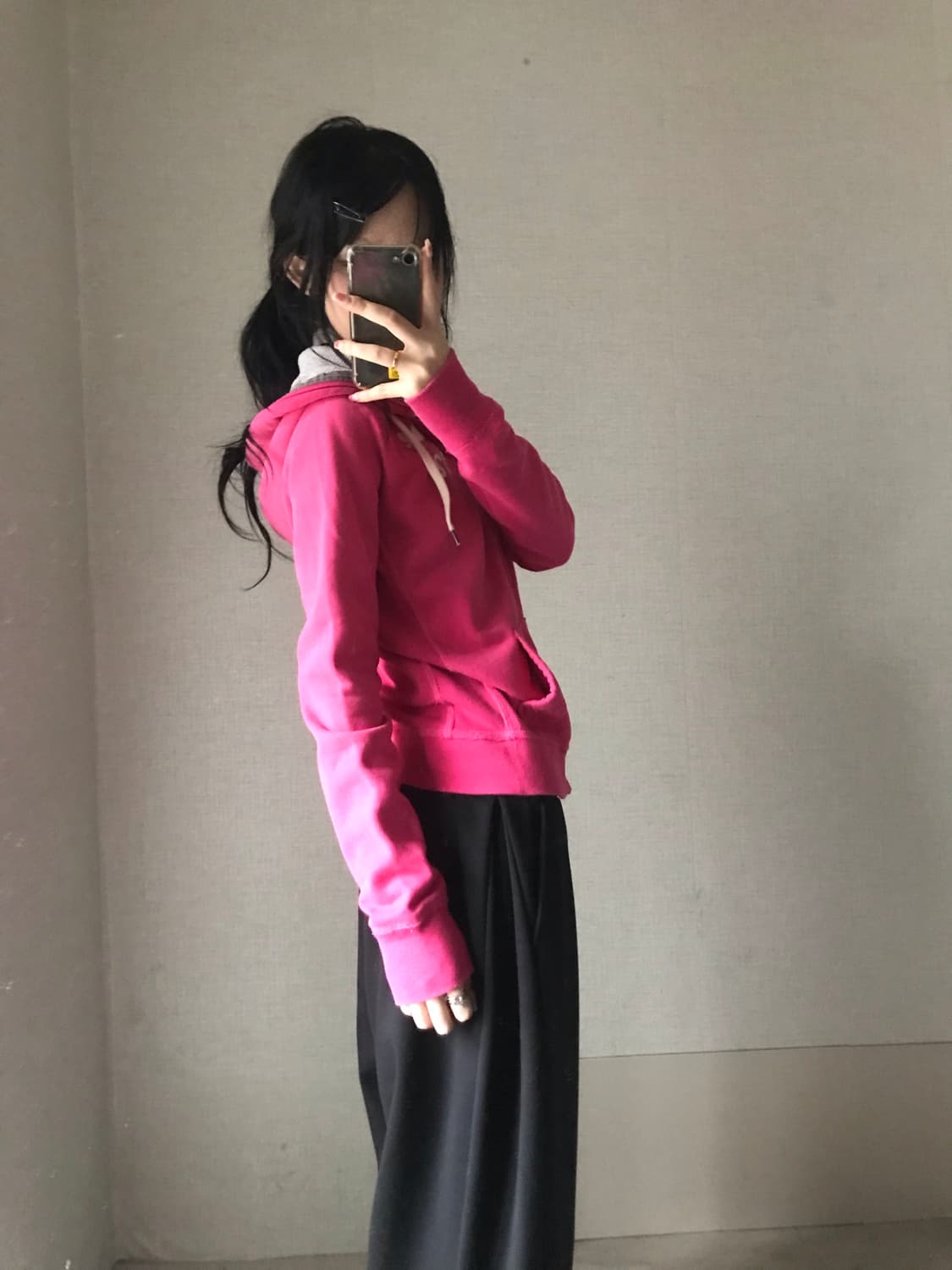 아베크롬비 핑크 후드집업 상품이미지4