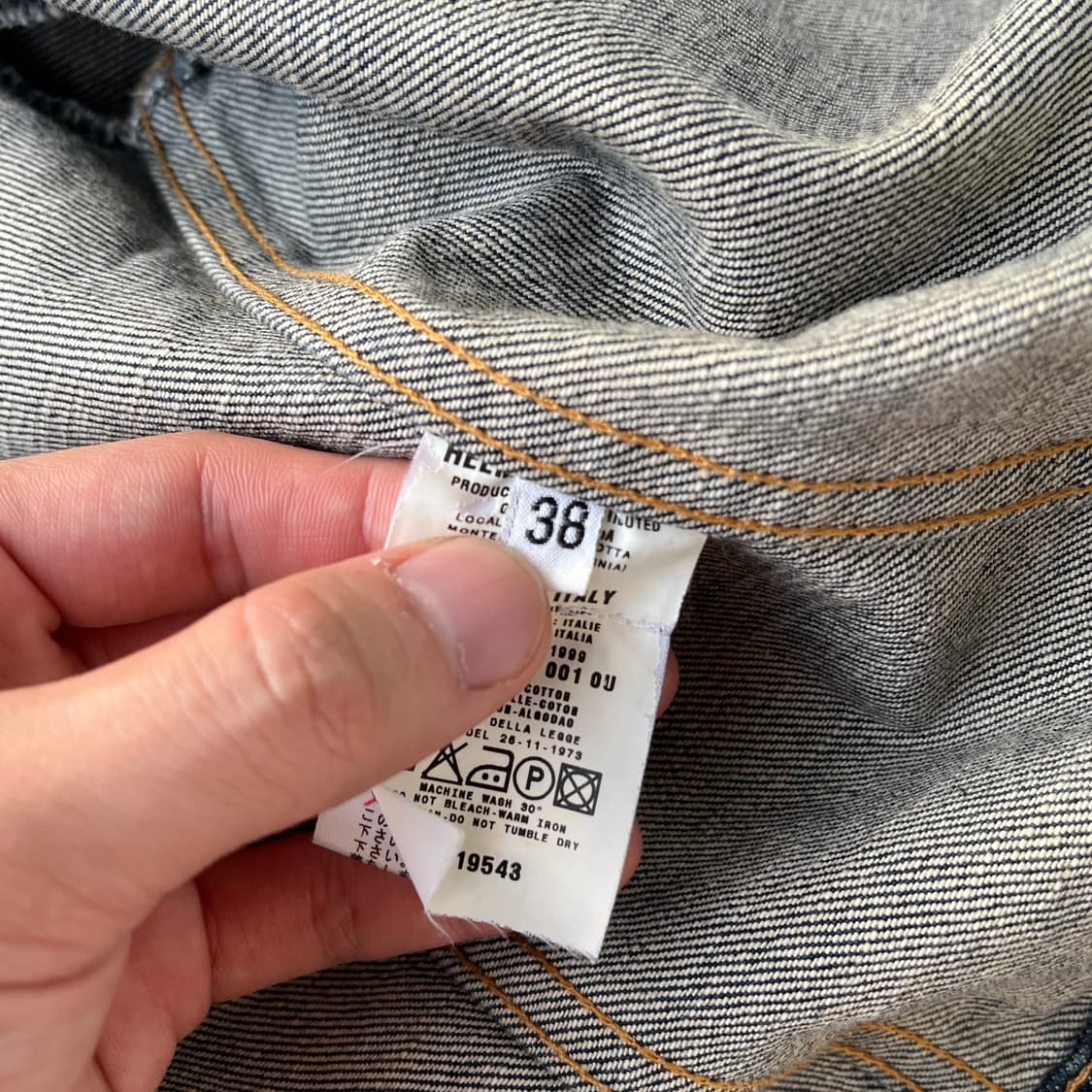 핼무트랭 99s 클래식 데님 자켓 상품이미지7