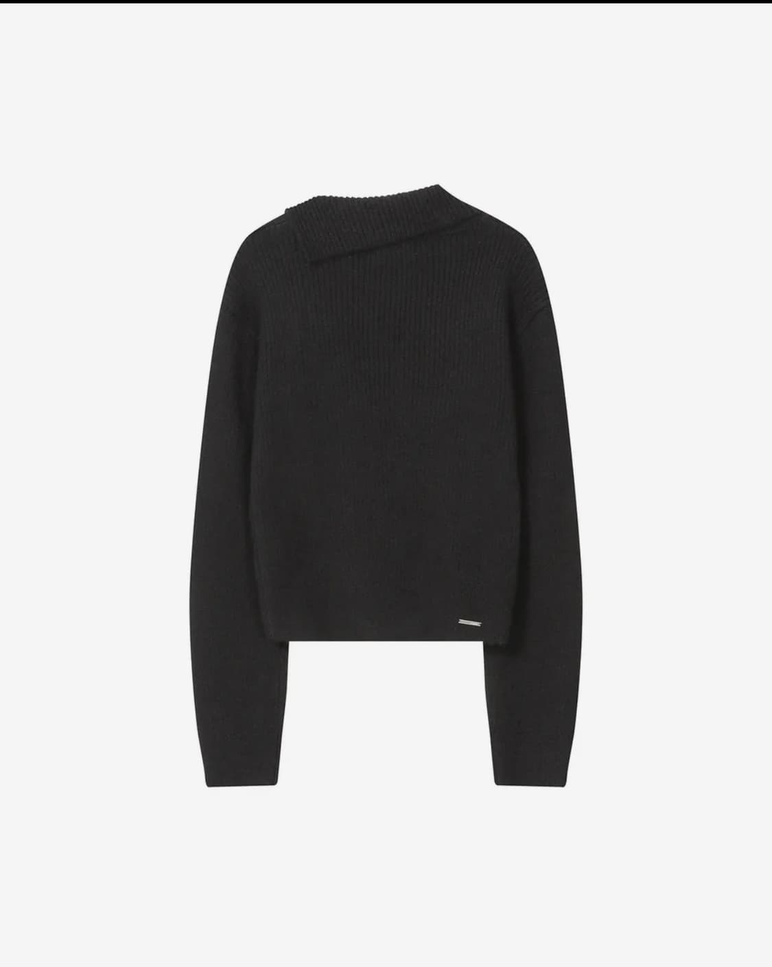 미세키서울 버튼 니트 블랙  상품이미지3